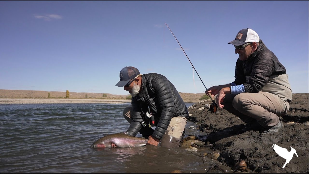 Pesca con Pablo Saracco R&iacute;o Caleufu y Campamento Alumin&eacute; Patagonia Argentina Aguas Arriba ESPN