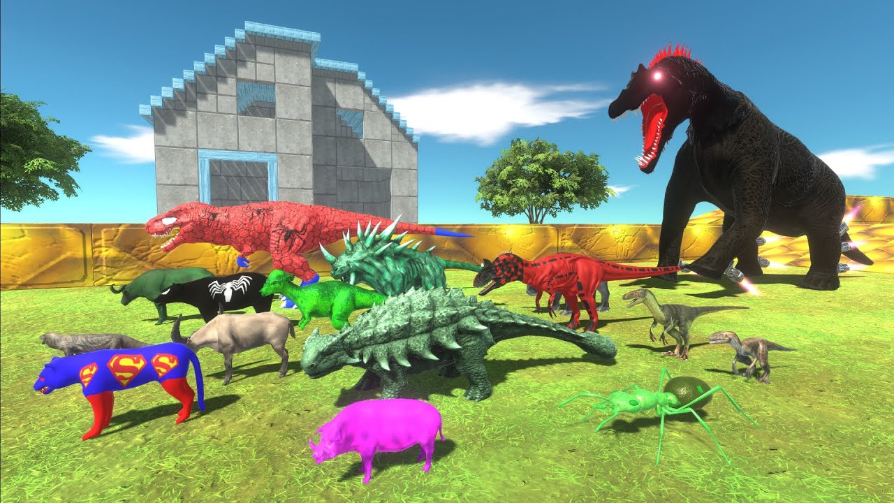 Escape from MUTANT SPINOBRACHIOSAURUS - Animal Revolt Battle Simulator Escape From Monster