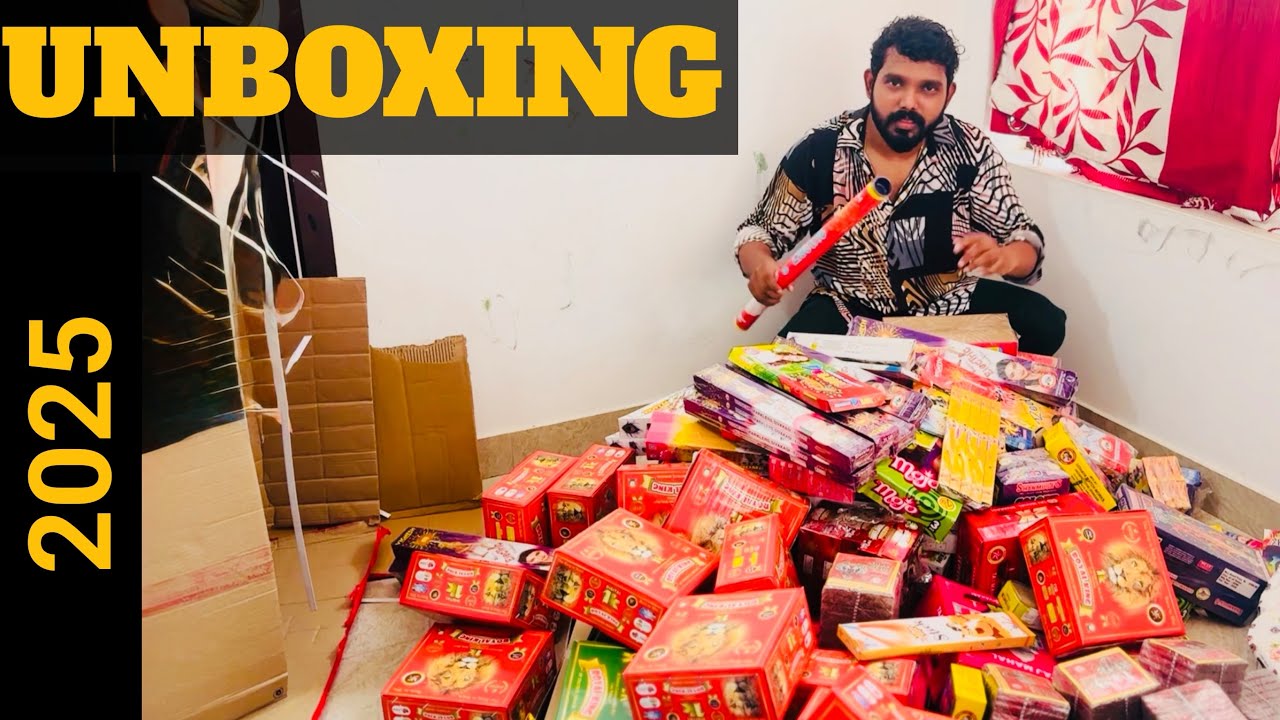 2025 ൽ പടക്കപെട്ടി പൊട്ടിച്ചപ്പോൾ!!!🔥vishu crackers unboxing