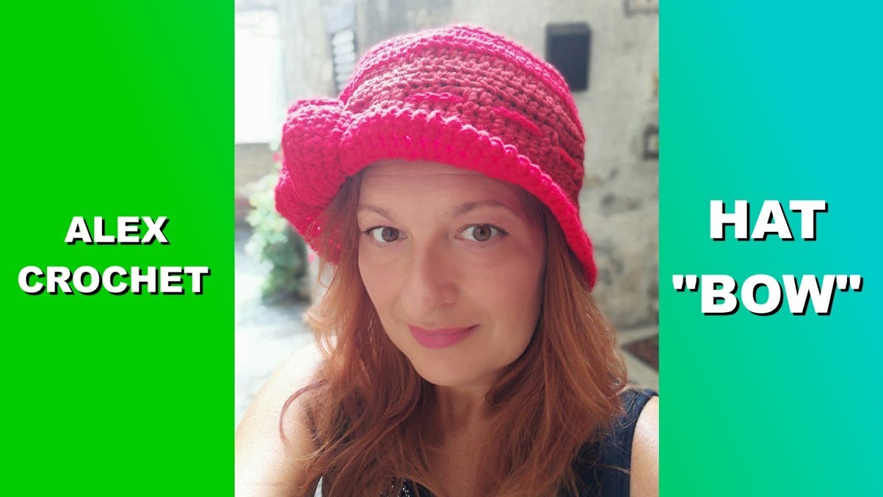 CROCHET VINTAGE CLOCHE HAT 