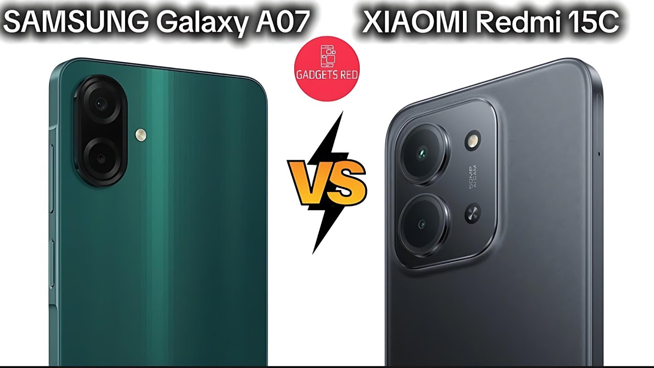 SAMSUNG Galaxy A07 vs REDMI 15C | Full comparison