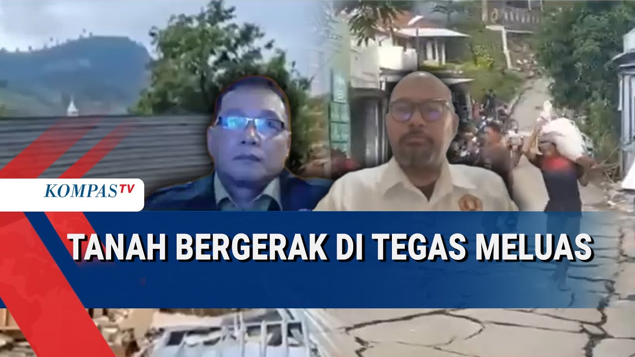 Tanah Bergerak di Tegal Meluas, Ribuan Warga Mengungsi