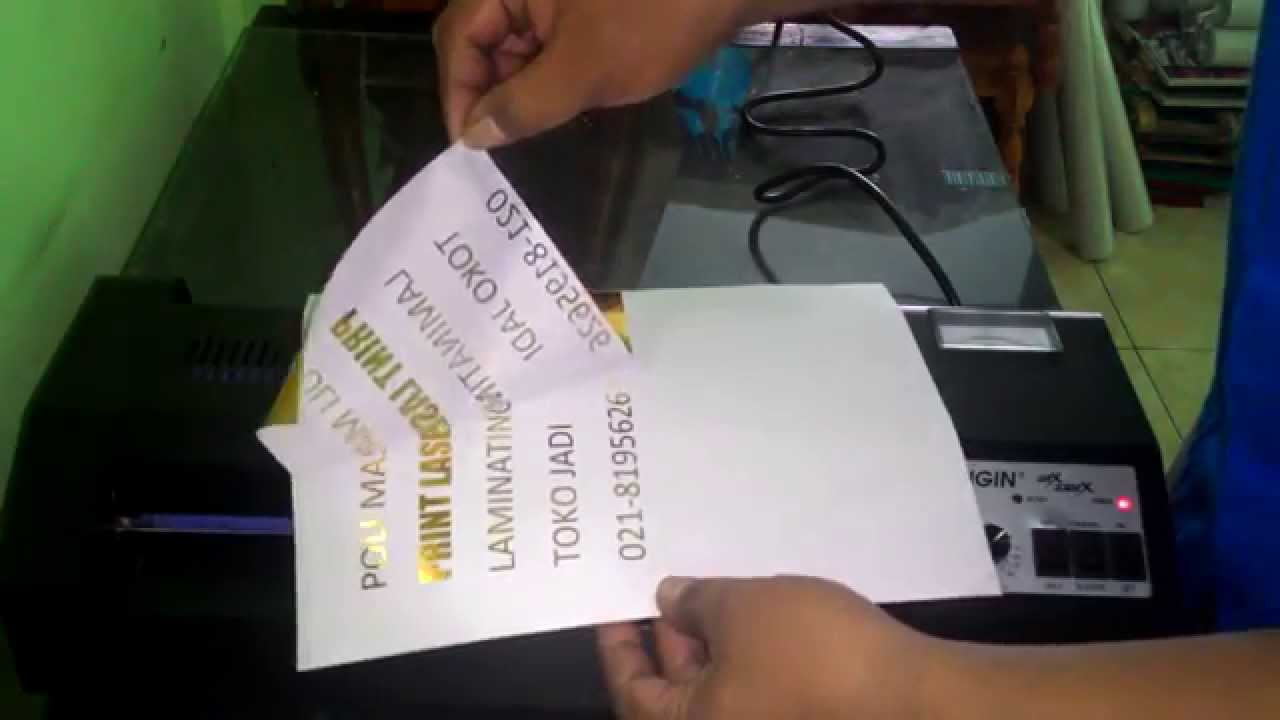 Cara Menggunakan Thermal Foil dengan Mesin Laminating