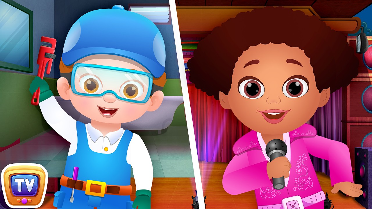 The Jobs Song - Professions Nursery Rhyme - Kids Songs and Learning Videos for Babies by ChuChu TV