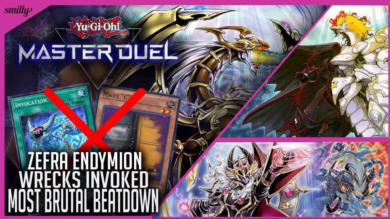 ZEFRA ABSOLUTELY TRASHES META DECK | YU-GI-OH! MASTER DUEL | Zefra Endymion Deck vs Invoked
