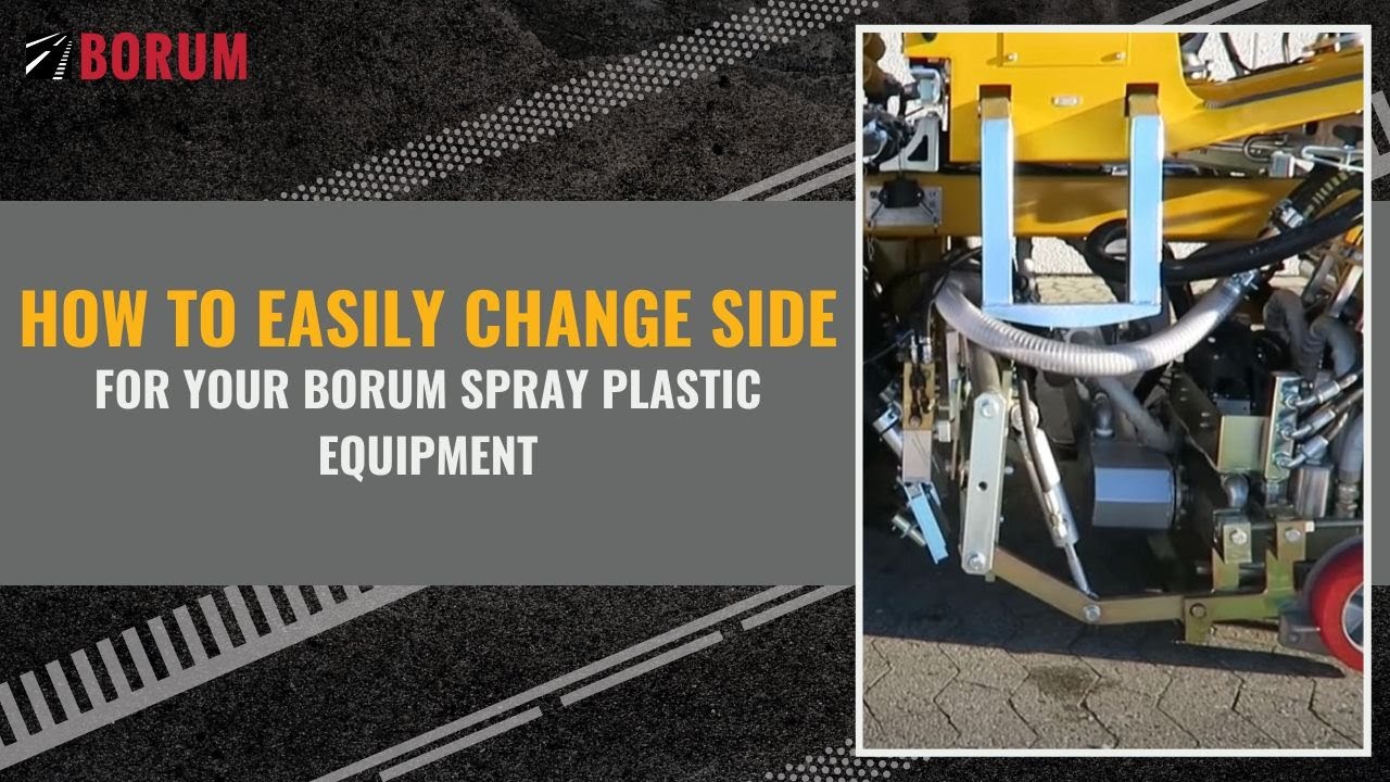 How to EASILY CHANGE SIDE for your Borum spray plastic equipment