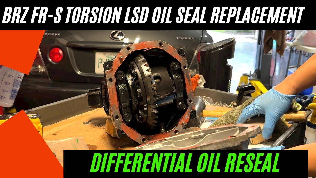 How to Replace Differential Oil Seals on Y38 BRZ FR-S FT86 Torsion LSD
