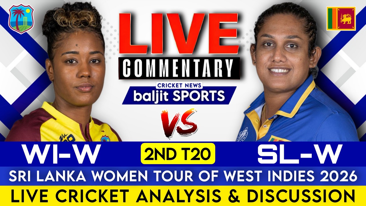 🔴 2nd T20 | West Indies Women vs Sri Lanka Women Live | Wi-w vs Sl-w | Wiw vs Slw 2026