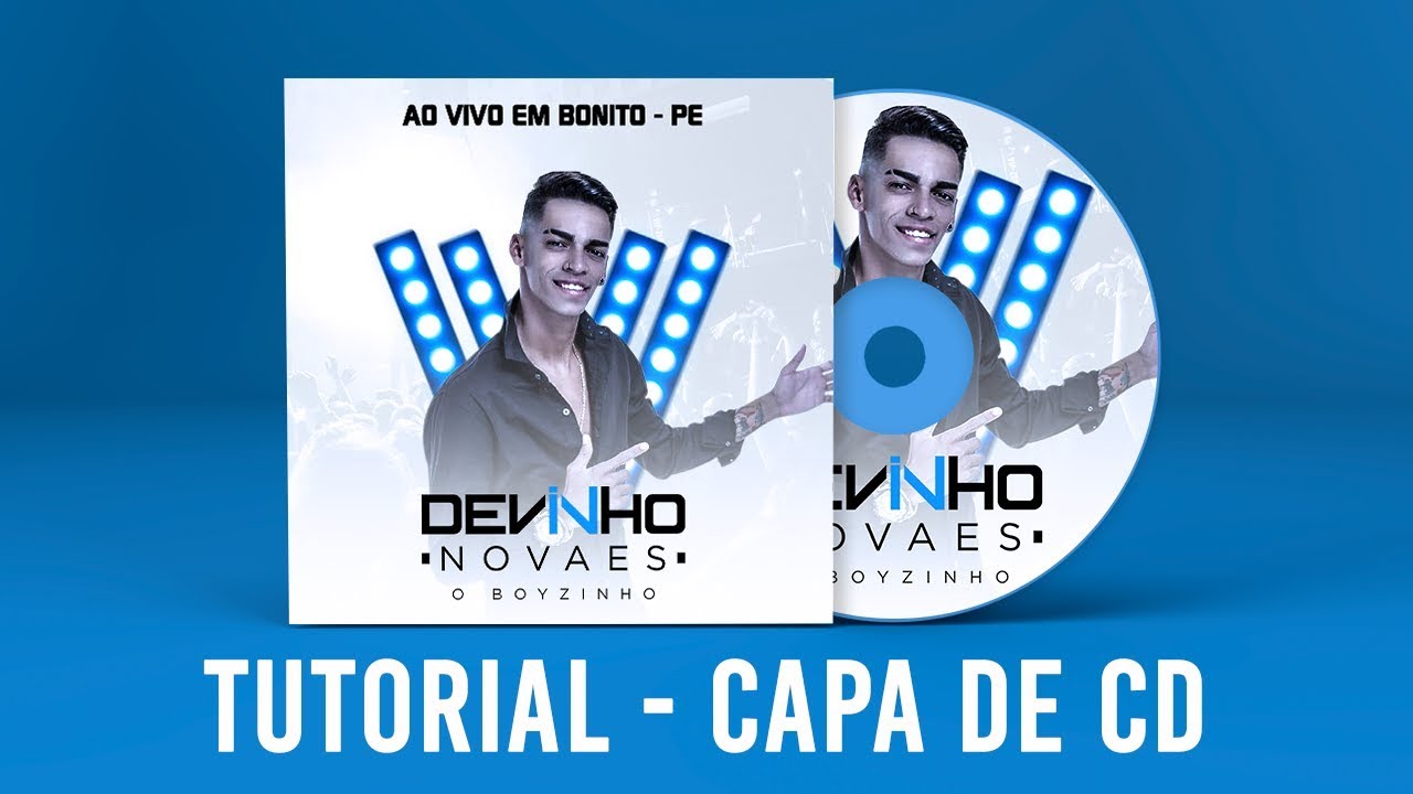 Criando CAPA DE CD COMPLETO || Tutorial - Photoshop CC 2020