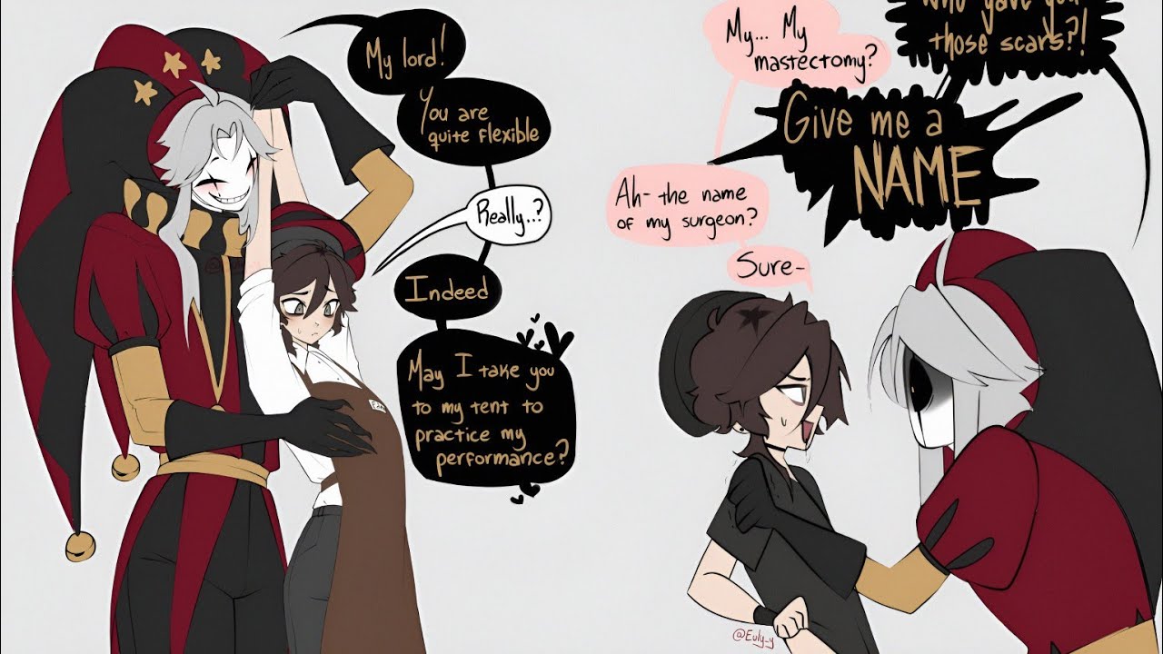 Pierrot Being Overprotective Boyfriend Of MC!😳❤️The Freak Circus Comic Dub