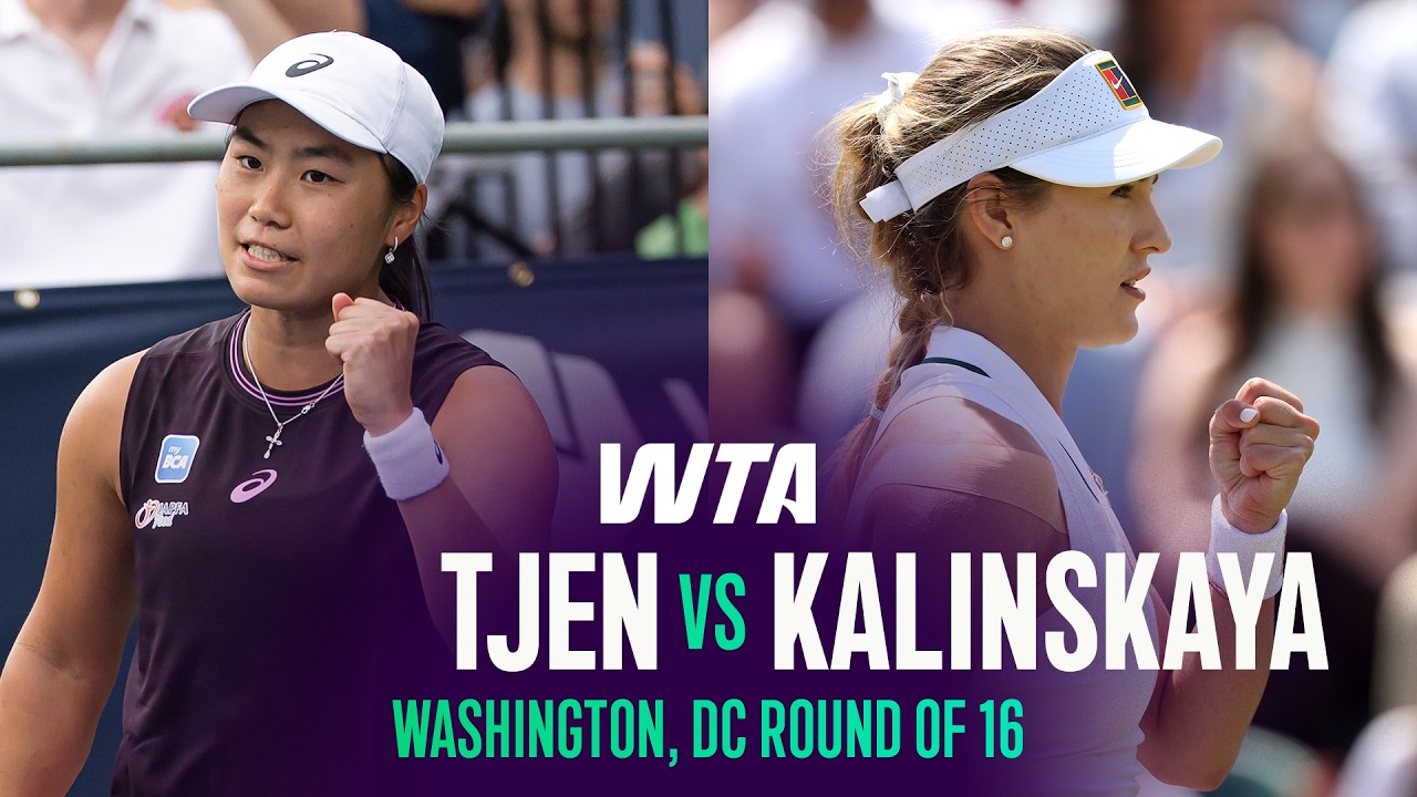 Janice Tjen vs. Anna Kalinskaya | 2026 Washington, DC Round of 16 | WTA Match Highlights