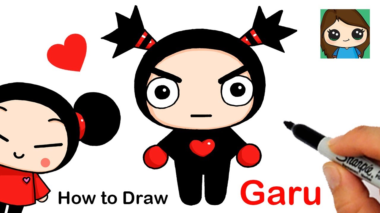 How to Draw Ninja Garu ❤️ Pucca