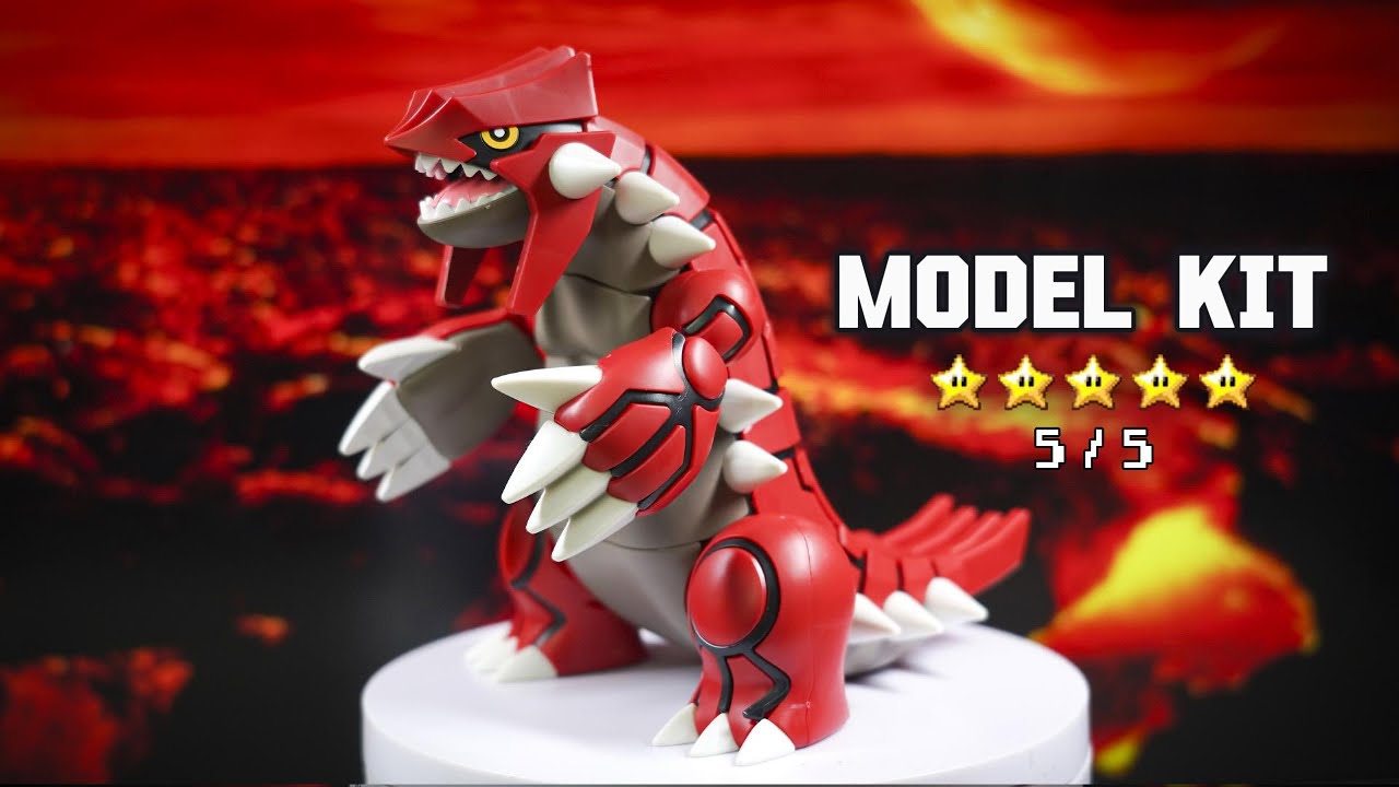 Así de Epico se ve el Model kit de GROUDON 📦 Unboxing