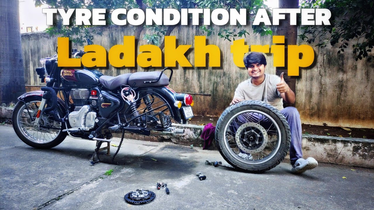 Royal Enfield Classic 350 Reborn Rear Tyre Removal / Opening at Home | Can we do this by our own?