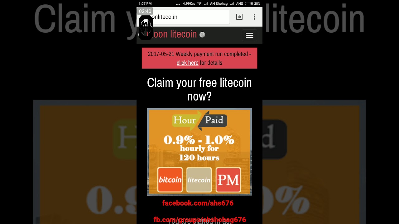 Earn Litecoin From MoonLiteco.In