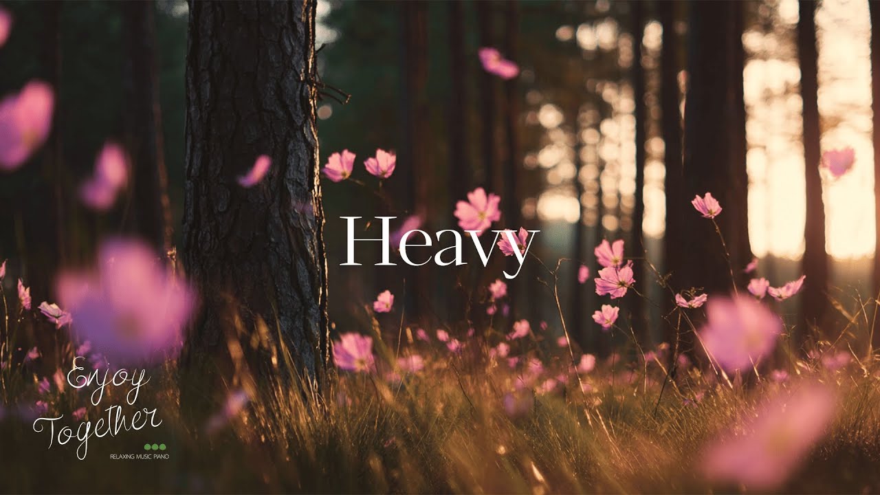 Heavy Feelings Begin to Feel Lighter Now. 🌧️🤍 Release the weight and breathe freely