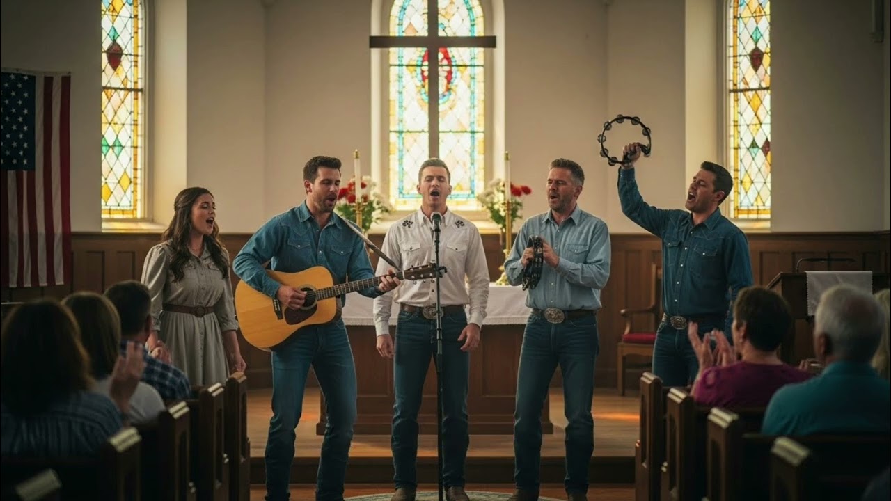 Country Gospel Music - When The Lord Restores - Lyrics Video / 