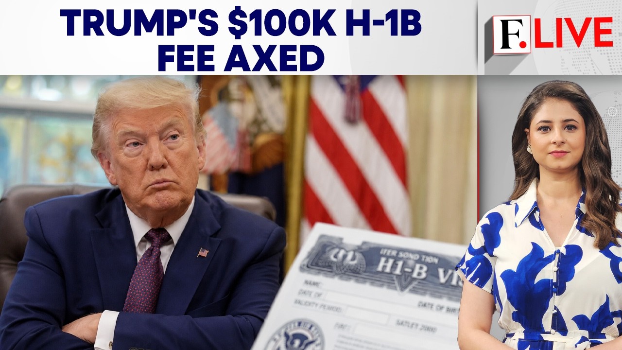 Виза H-1B: Трамп терпит крупное поражение, суд США отменил сбор в 100 000 долларов | Firstpost Li...