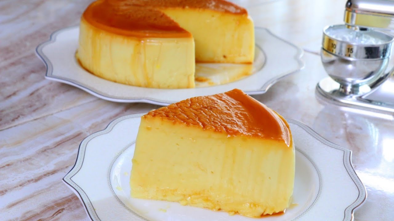 FLAN DE MAIZENA 4 INGREDIENTES SIN HUEVO|SIN HORNO