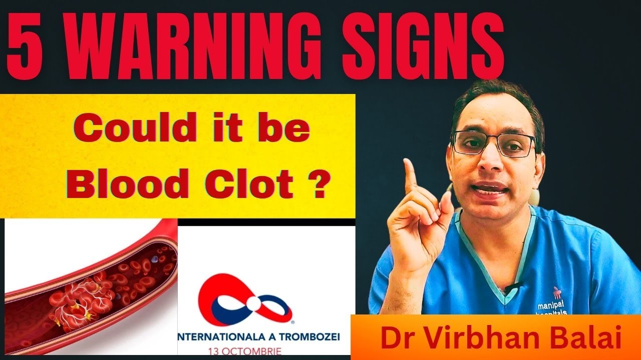 “Blood Clots: 5 WARNING SIGNS Everyone Must Know | World Thrombosis Day”
