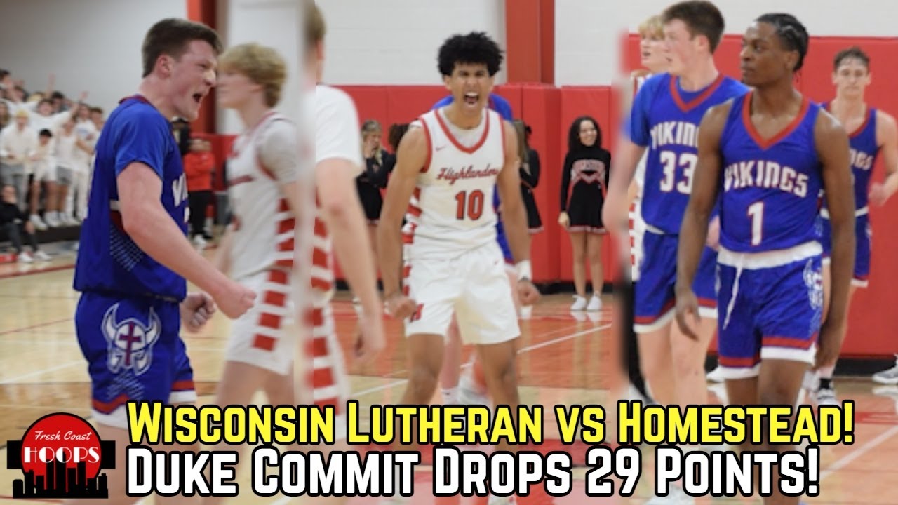 Wisconsin Lutheran Gets TESTED By Homestead! Kon Knueppel Drops 29!