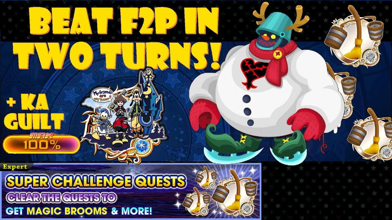 Super Challenge Quests Fully Complete! - KHUx F2P