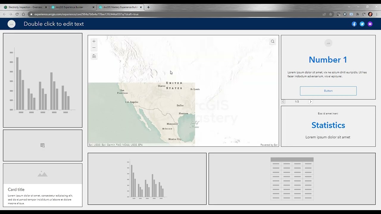 Создайте свое первое веб-приложение — ArcGIS Experience Builder