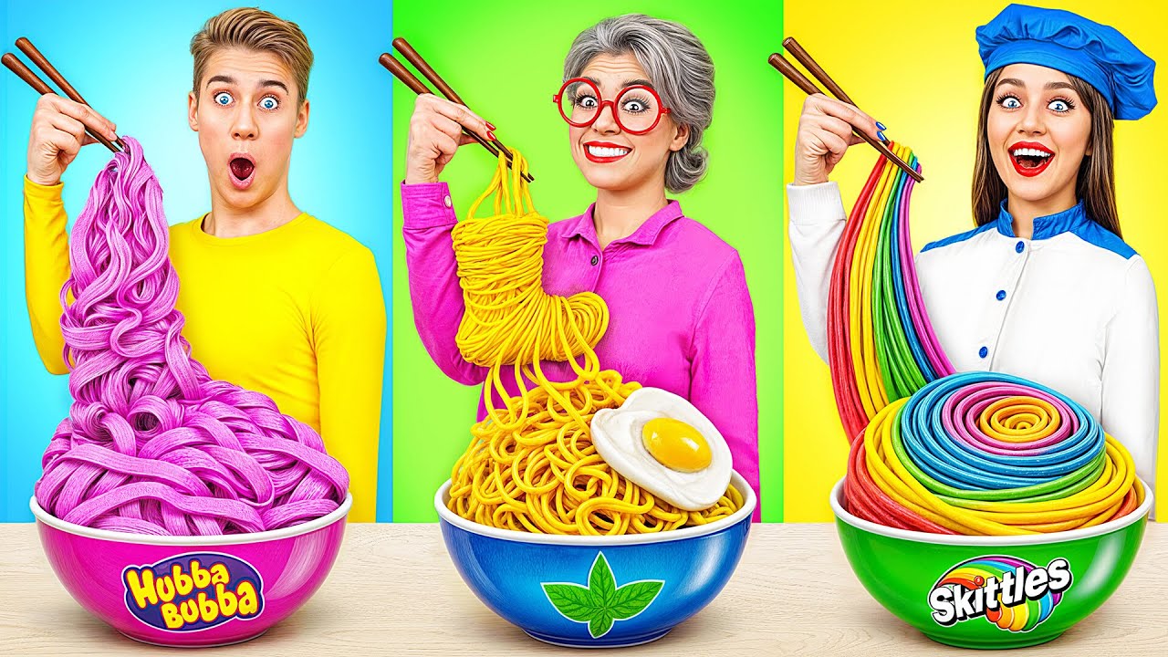 Кулинарный Челлендж: Я против Бабушки | Смешные Рецепты с Едой Multi DO Challenge