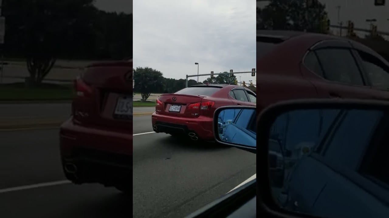 Lexus ISF takes off! Sounds good #lexusisf #soundsgood #looksgood #v8