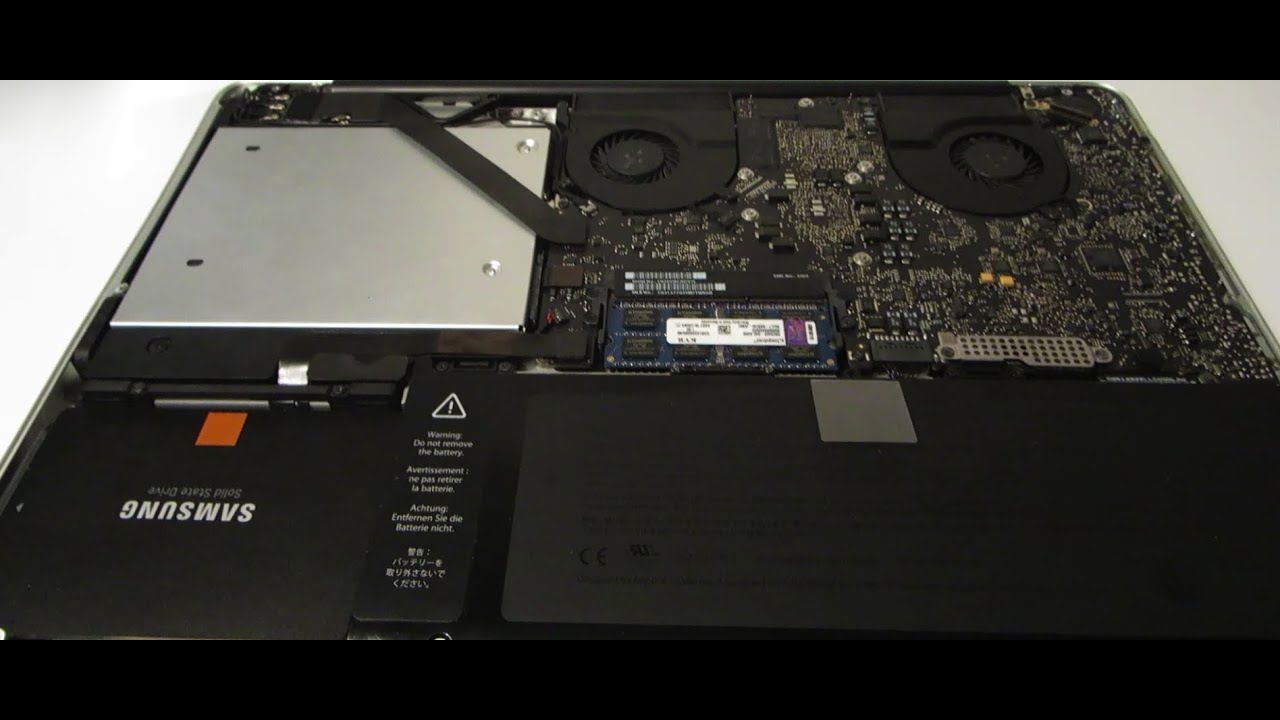 Macbook Pro Optical Drive Removal / Upgrade to dual SSD + HDD Hard Drive