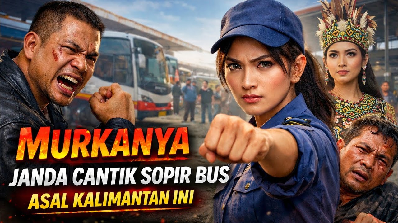 JANDA CANTIK SOPIR BUS ASAL KALIMANTAN INI DIREMEHKAN PREMAN TERMINAL ENDINGNYA BIKIN SEMUA TERDIAM!