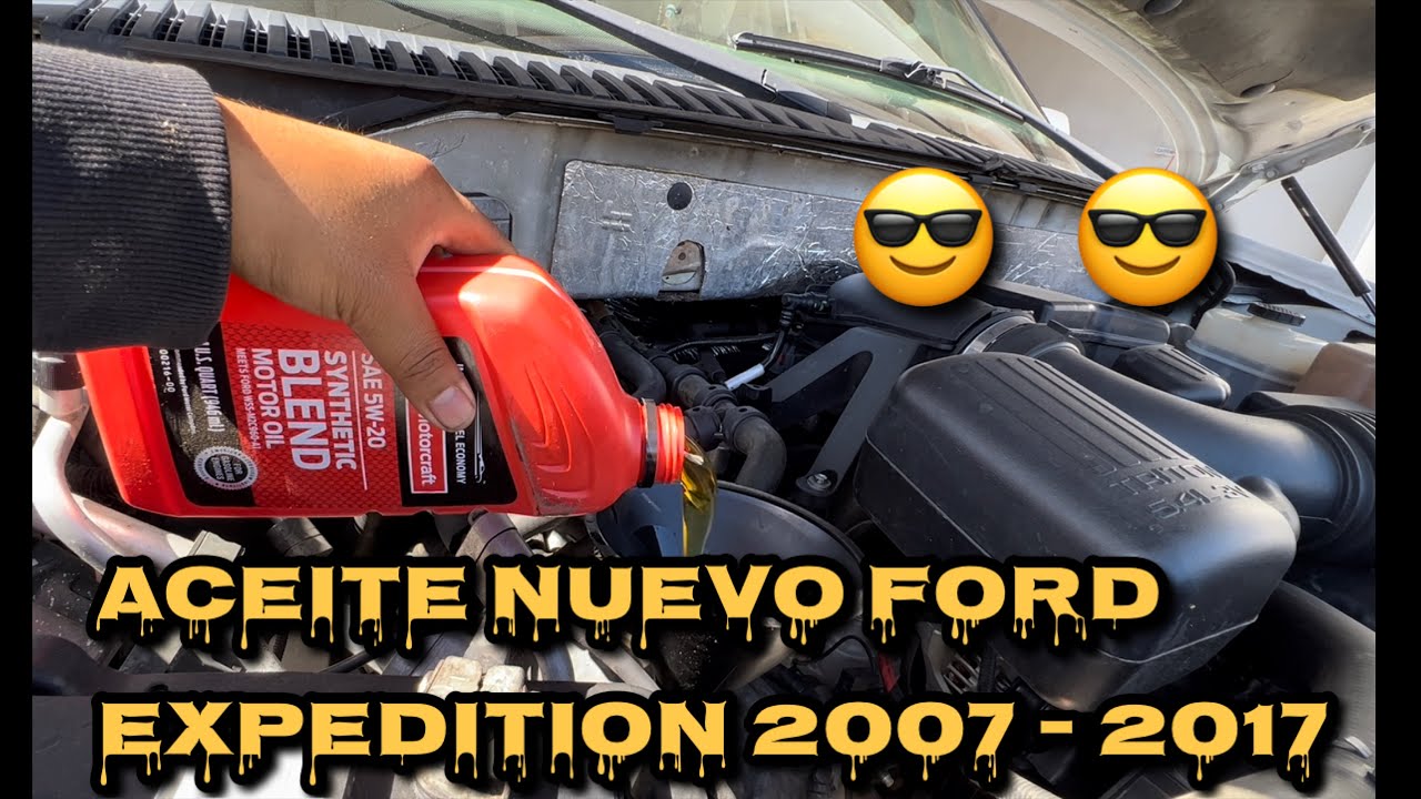 Como Cambiar el Aceite de Motor Ford Expedition 2007 - 2017