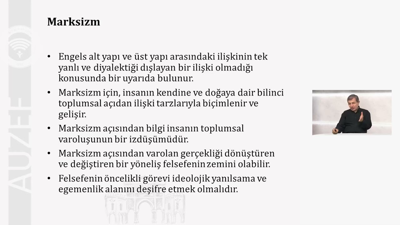 1. Sınıf Bahar- BILGI FELSEFESI 14 PROF DR ENVER ORMAN