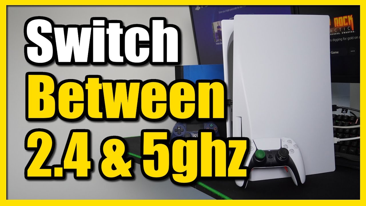 How to Switch Between 2 4ghz & 5ghz wifi Connection on PS5 Console (Quick Tutorial)