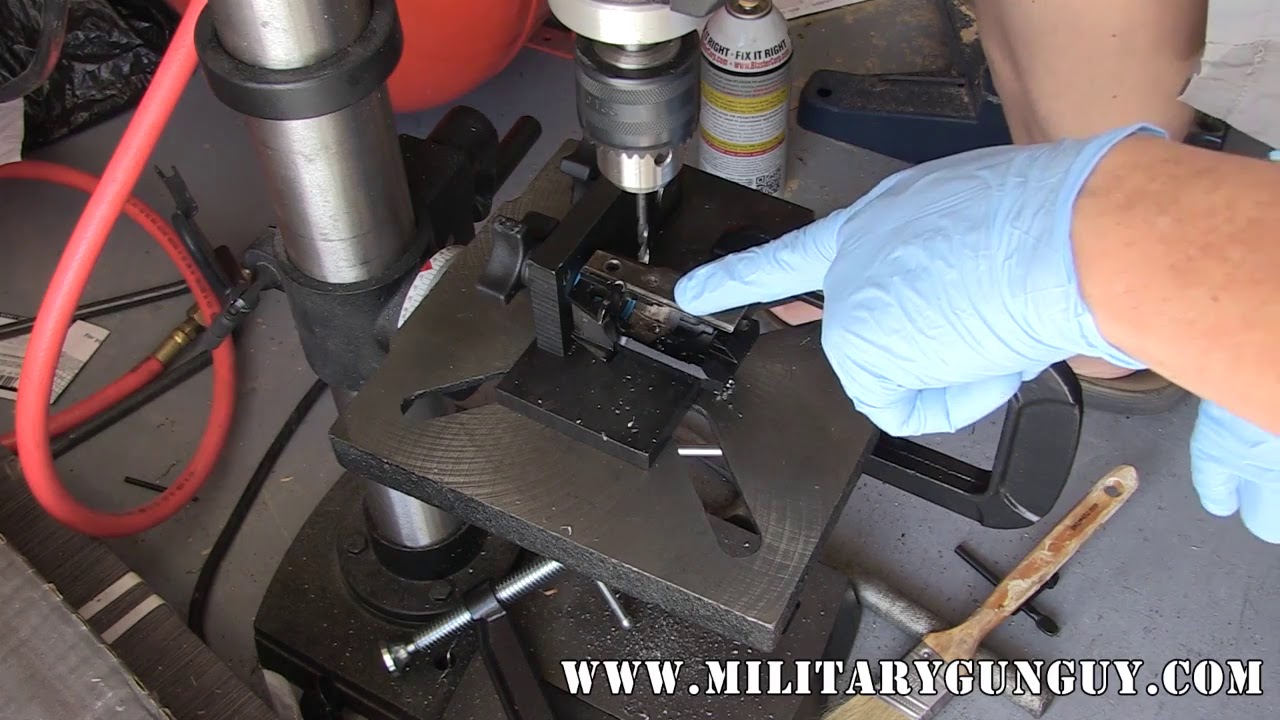 How To Drill AK Rifle Trunnion Holes