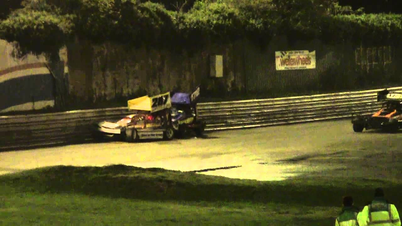 Brisca F1 Stock Car Racing Birmingham 25-10-14 Cons Pritchard Newson Davids Goodswen