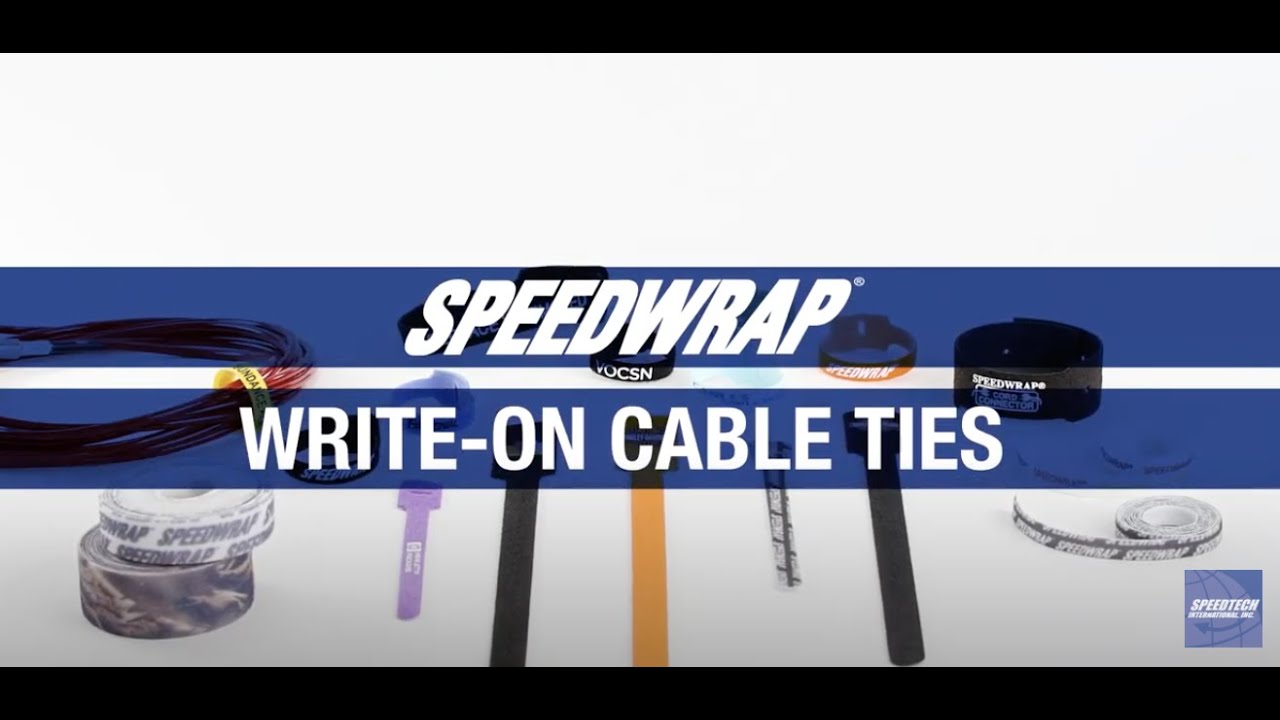 SPEEDWRAP&reg; Write-On Cable Tie
