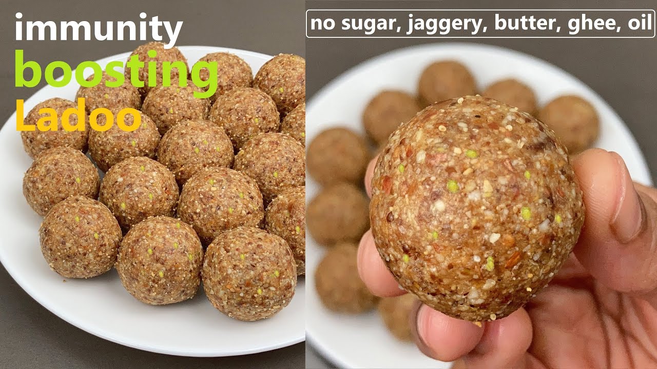 Immunity Boosting Ladoo Recipe | Protein Ladoo | Energy Balls Recipe