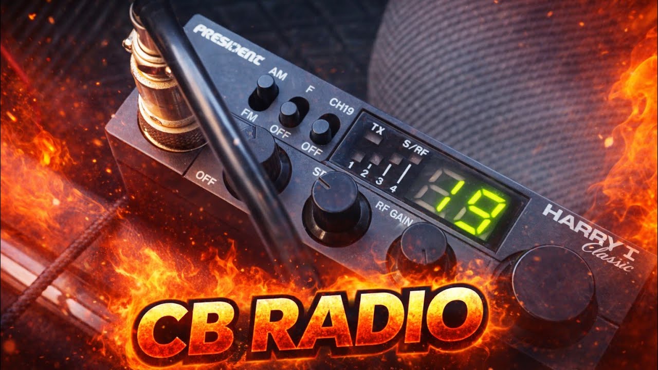 CB Radio President Harry 2 Classic i test anteny President Alaska - Test skuteczności anteny CB