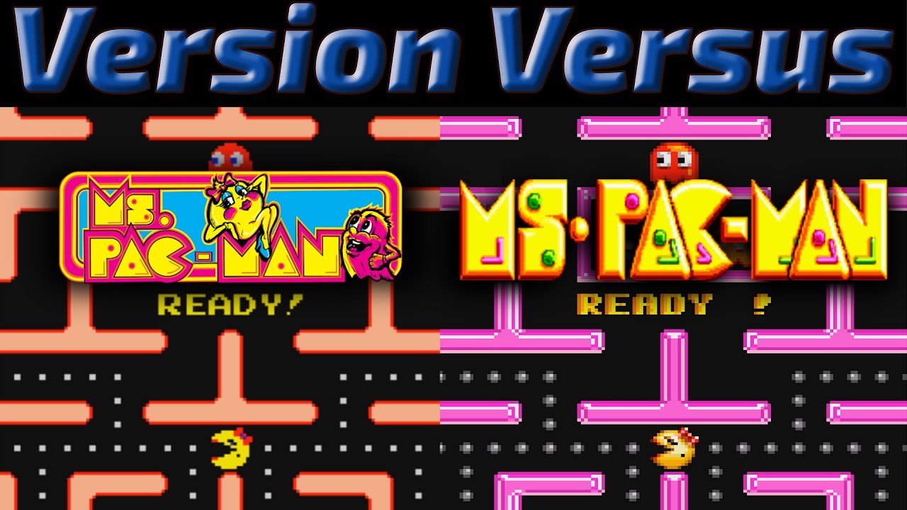 VERSION VERSUS: Ms. Pac-Man (Arcade vs Genesis) - ahbeef