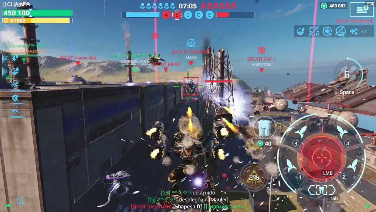 Warrobots EN VIVO  INTI Champa