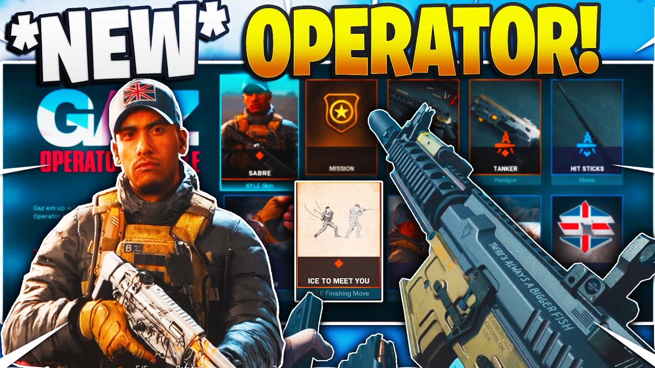 the NEW GAZ OPERATOR BUNDLE in MODERN WARFARE! KYLE 