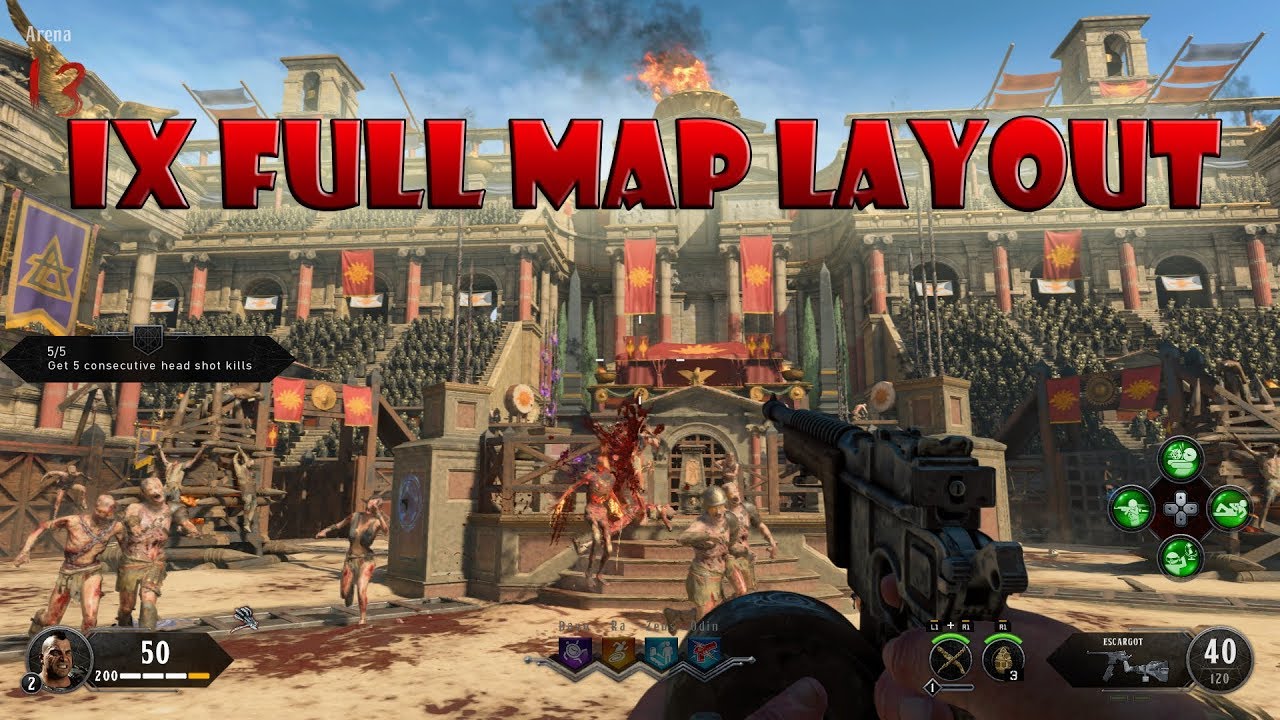 FULL IX MAP LAYOUT GUIDE - Black Ops 4 Zombies