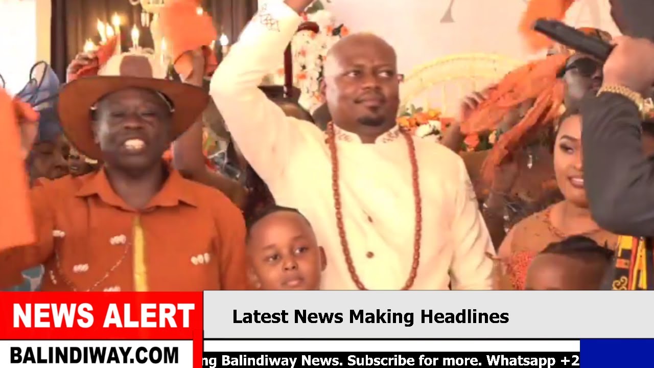 Rigathi Gachagua and his troop attending traditional wedding in Kiganjo, Nyeri County!