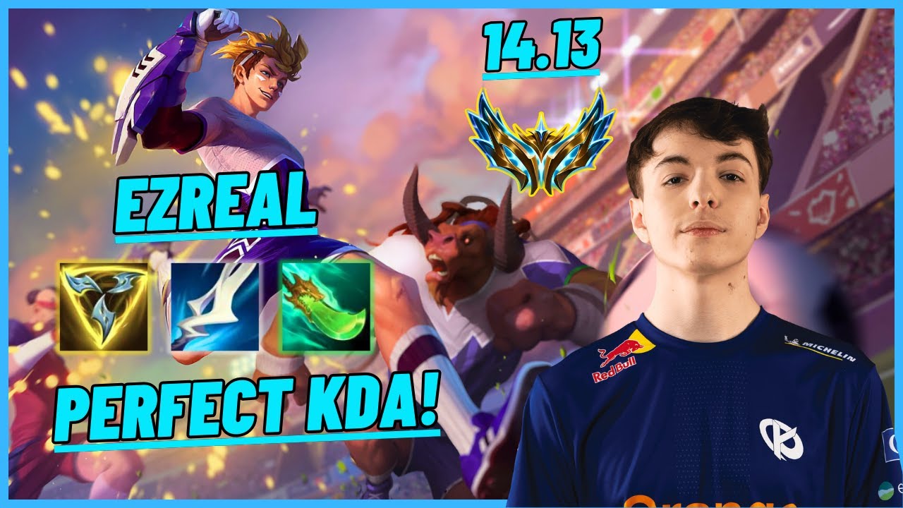 KCB CALISTE: EZREAL VS JINX (ADC) PERFECT KDA, LÉGENDAIRE - EUW CHALLENGER - PATCH 14.13