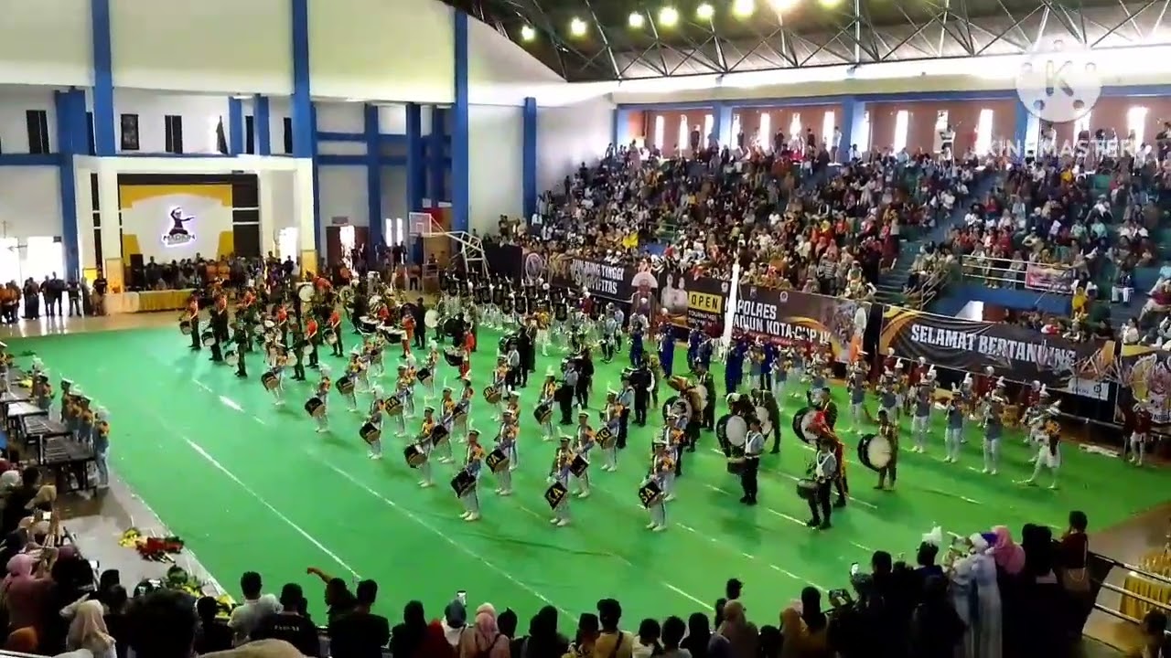Drumband SMAN 3 Taruna Angkasa. Open Tournament Kapolres Madiun Cup IX. 19 Mei 2024