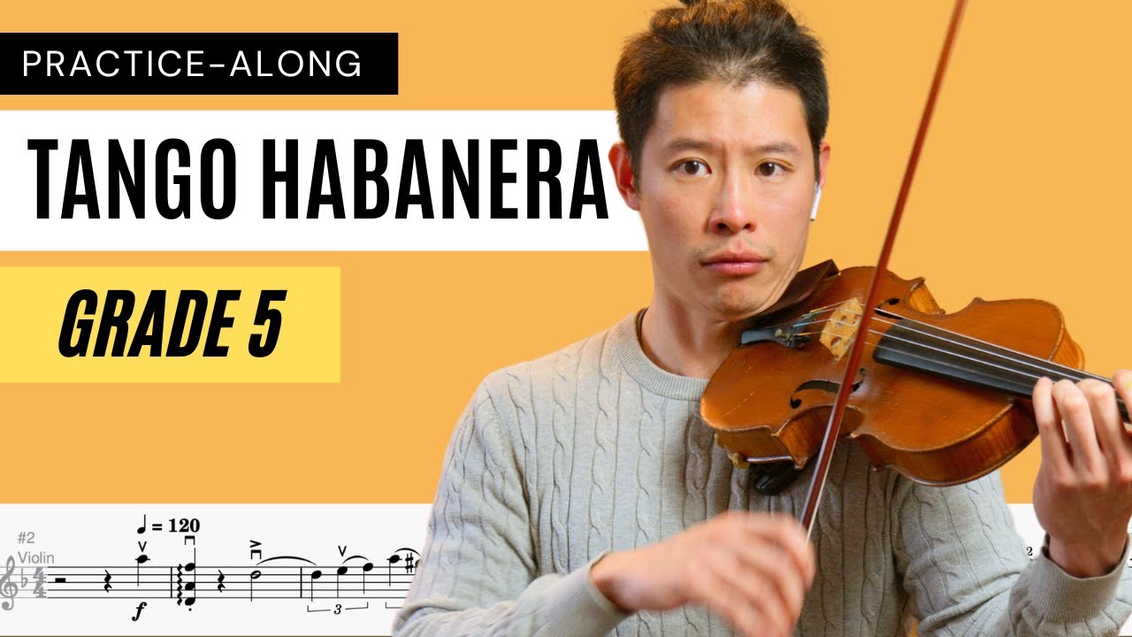 ABRSM Grade 5 Violin Exam C1 Tango Habanera | Play along