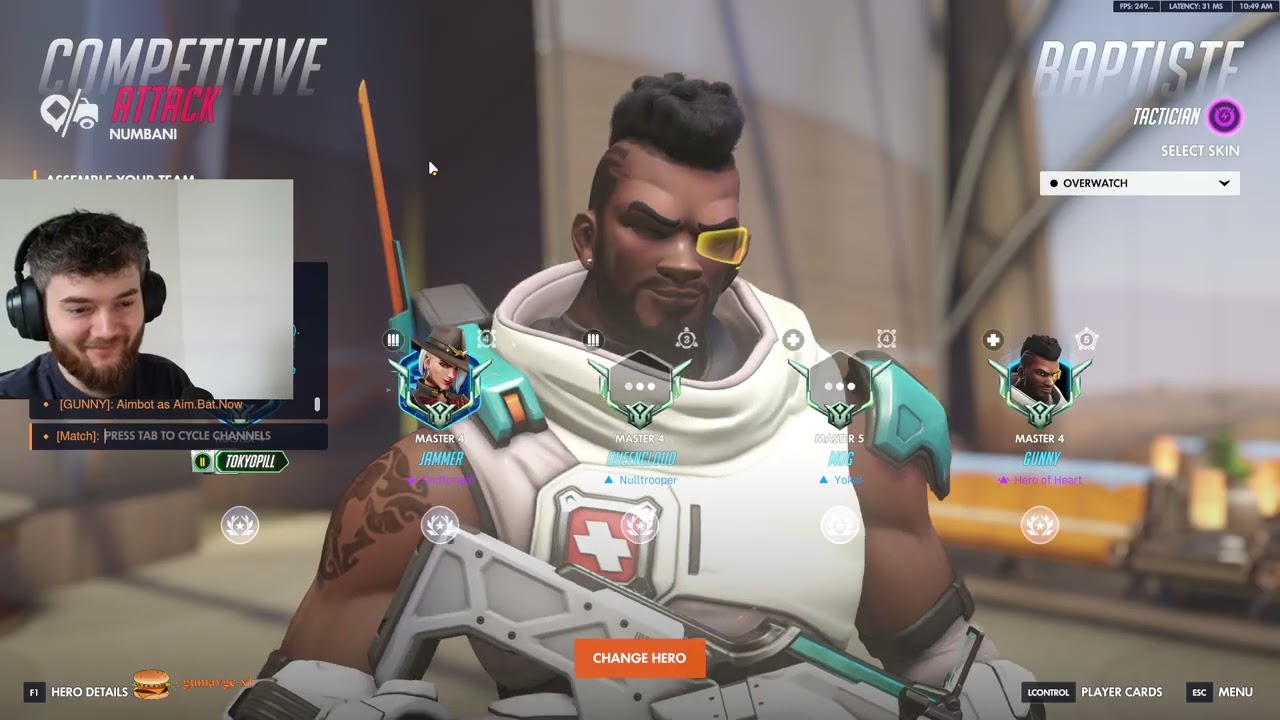 The Human Aimbot Plays Support: Dafran's Baptiste DOMINATES | Full Match VOD | OW