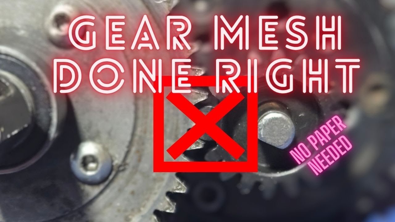 MESH UP, Don't Mess Up: How To Master Your RC Gear Mesh