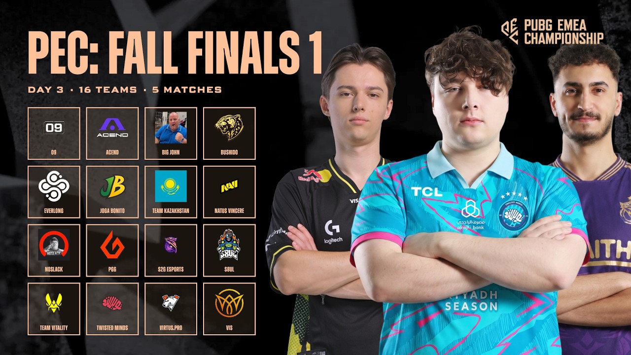 PUBG EMEA Championship: Fall - Finals 1 - Day 3